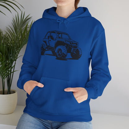 Off The Beaten Path Side By Side Unisex Hoodie