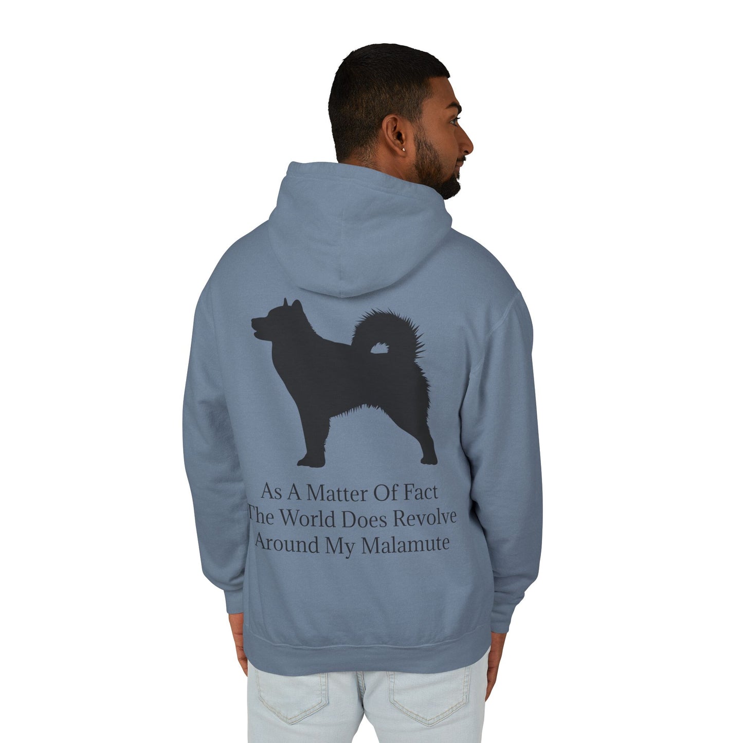 Matter Of Fact Malamute Unisex Lightweight Hoodie