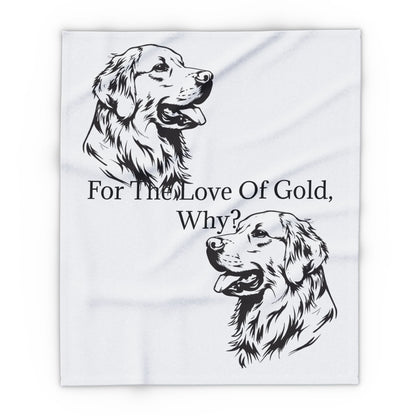 For The Love Of Gold Arctic Fleece Blanket