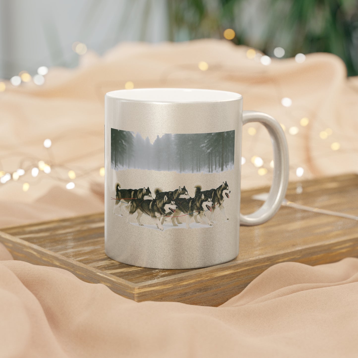 Mush On Metallic Coffee Mug
