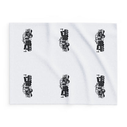 Heavy Tow Truck Arctic Fleece Blanket