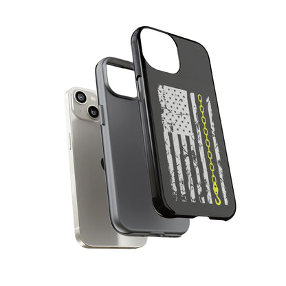 Thin Yellow Line iPhone Case