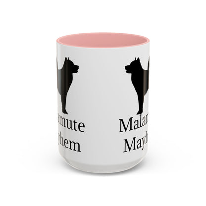 Malamute Mayhem 2-Tone Coffee Mug