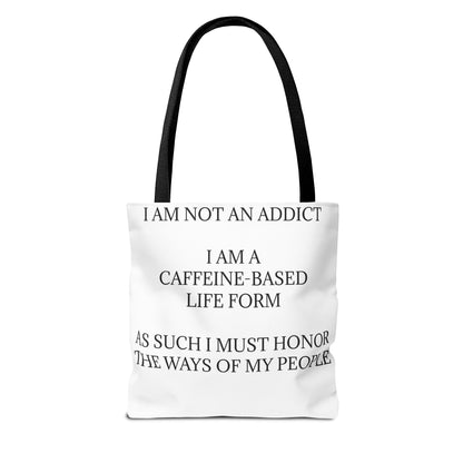 Not An Addict Tote Bag